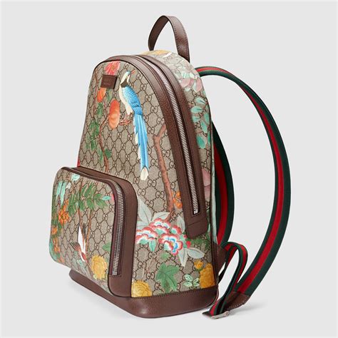 gucci tian backpack|Gucci Backpack GG Supreme Monogram Tian Print Brown.